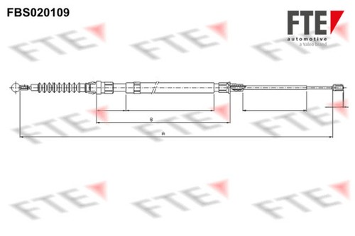 Cavo freno - , di
